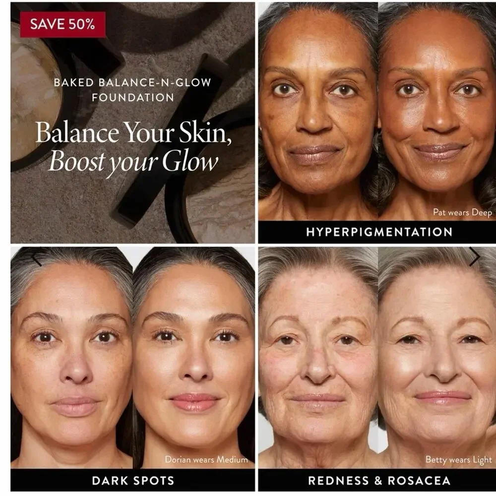 Laura Gellar Baked Balance powder in porcelain 60% full